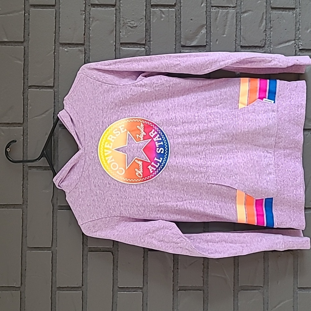 Converse All Star Long Sleeve Hoodie - Size L / 12-13 yrs